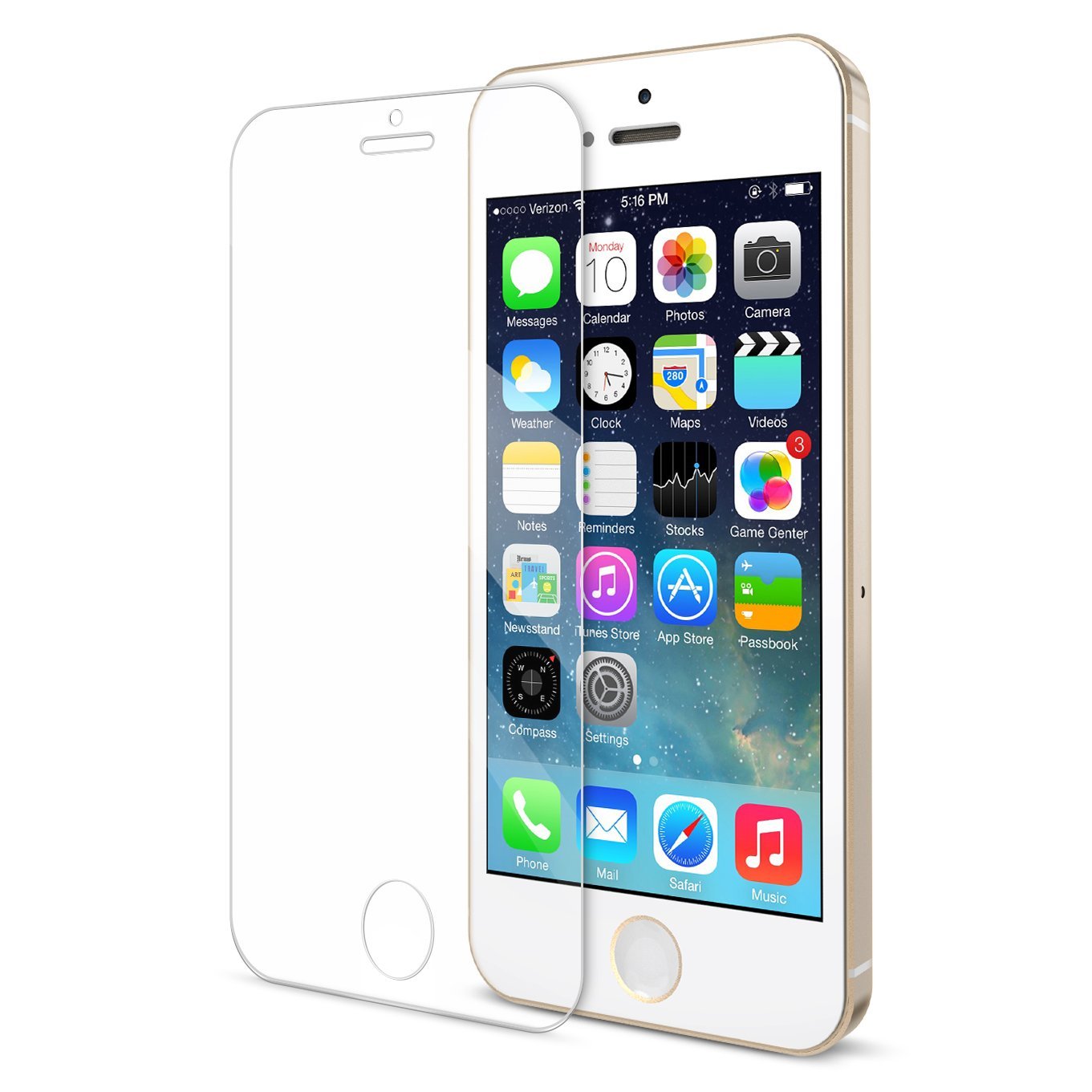 (2 Pack) Tempered Glass Screen Protector for iPhone 5 / 5S / 5C / SE (1st Gen.) (2 Pack) Tempered Glass Screen Protector for iPhone 5 / 5S / 5C / SE (1st Gen.)